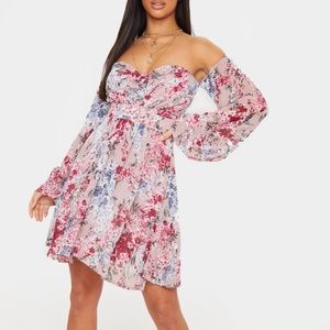 NWT PrettyLittleThing Floral Dress